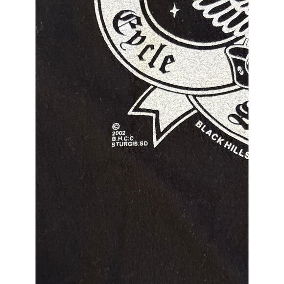 2002 Harley-Davidson New York Cafe Men's Black Short Sleeve Vintage T-Shirt L - Picture 7 of 8